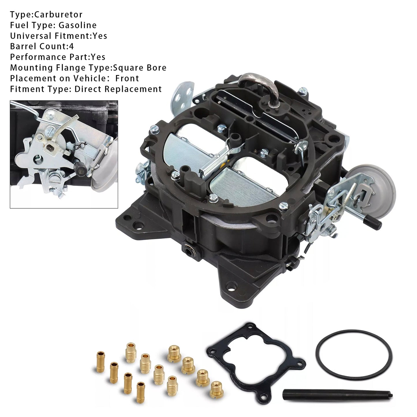 17080561 Marine Carburetor 4 Barrel 350 Engine