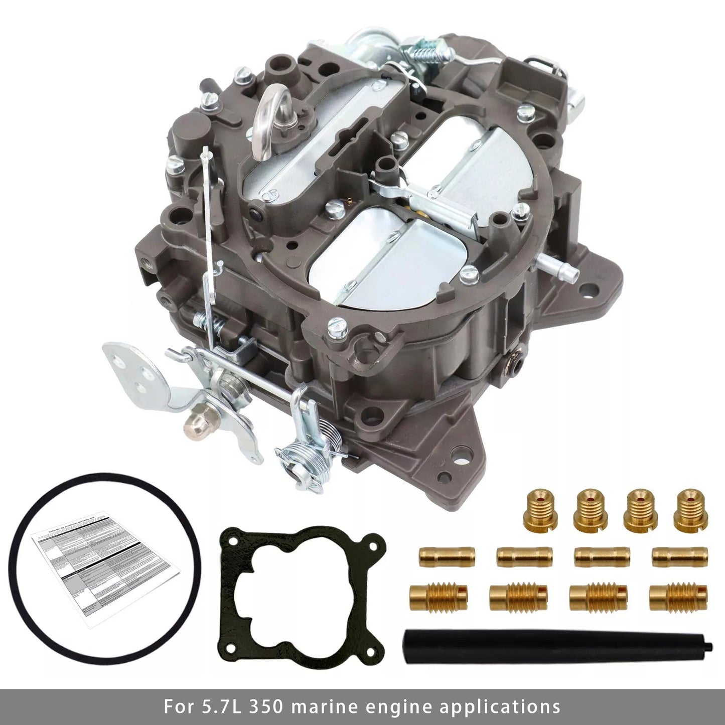 LDH408N Marine Carburetor 4 BBL 5.7L 350 Electric Choke