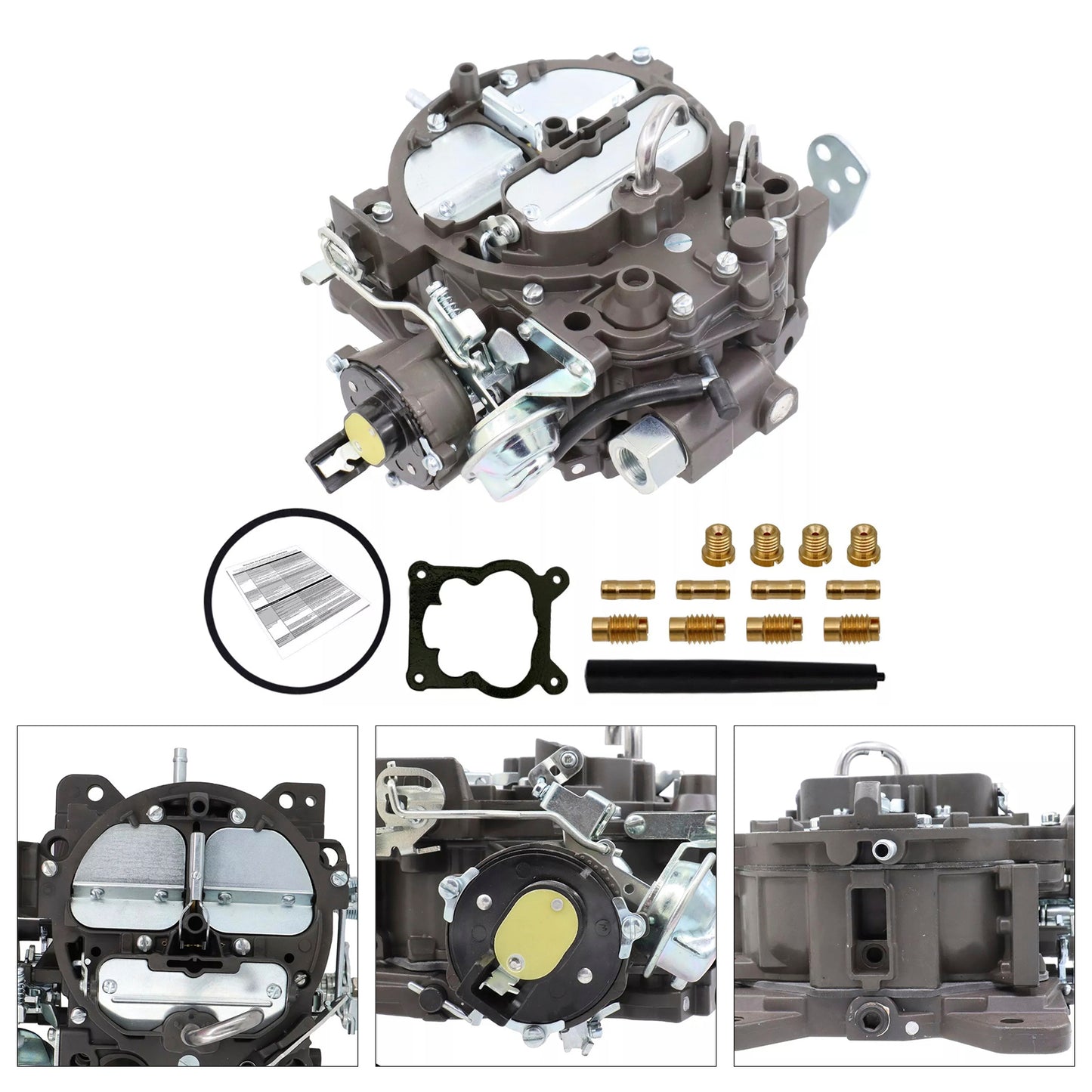 LDH408N Marine Carburetor 4 BBL 5.7L 350 Electric Choke