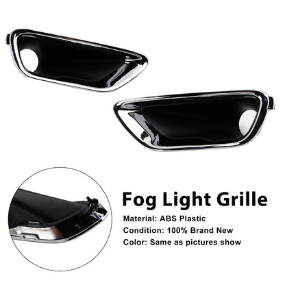 2PCS Front Fog Light Lamp Bezel 68261711AA Fit Jeep Grand Cherokee 2016-2020