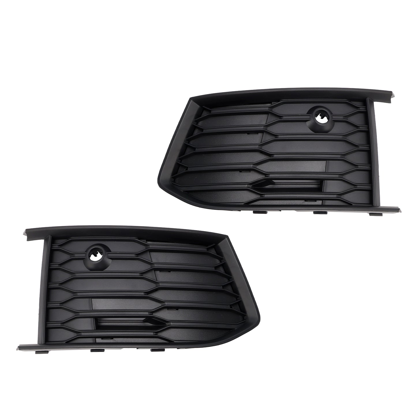 2PCS Front Fog Light Lamp Bezel Fit Audi A6 C8 S-Line S6 2019-2023