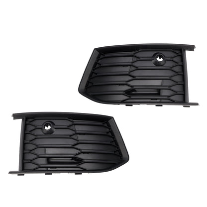 2PCS Front Fog Light Lamp Bezel Fit Audi A6 C8 S-Line S6 2019-2023