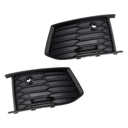 2PCS Front Fog Light Lamp Bezel Fit Audi A6 C8 S-Line S6 2019-2023