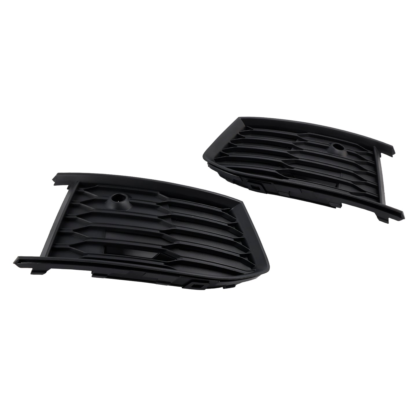 2PCS Front Fog Light Lamp Bezel Fit Audi A6 C8 S-Line S6 2019-2023