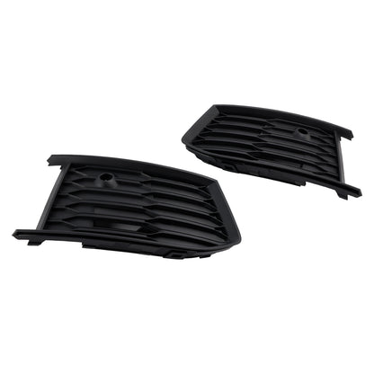 2PCS Front Fog Light Lamp Bezel Fit Audi A6 C8 S-Line S6 2019-2023