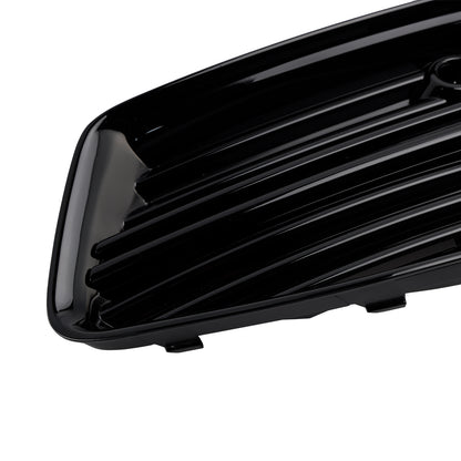 2PCS Front Bumper Fog Light Cover Grill Grille Fit Audi A6 C8 2019-2023