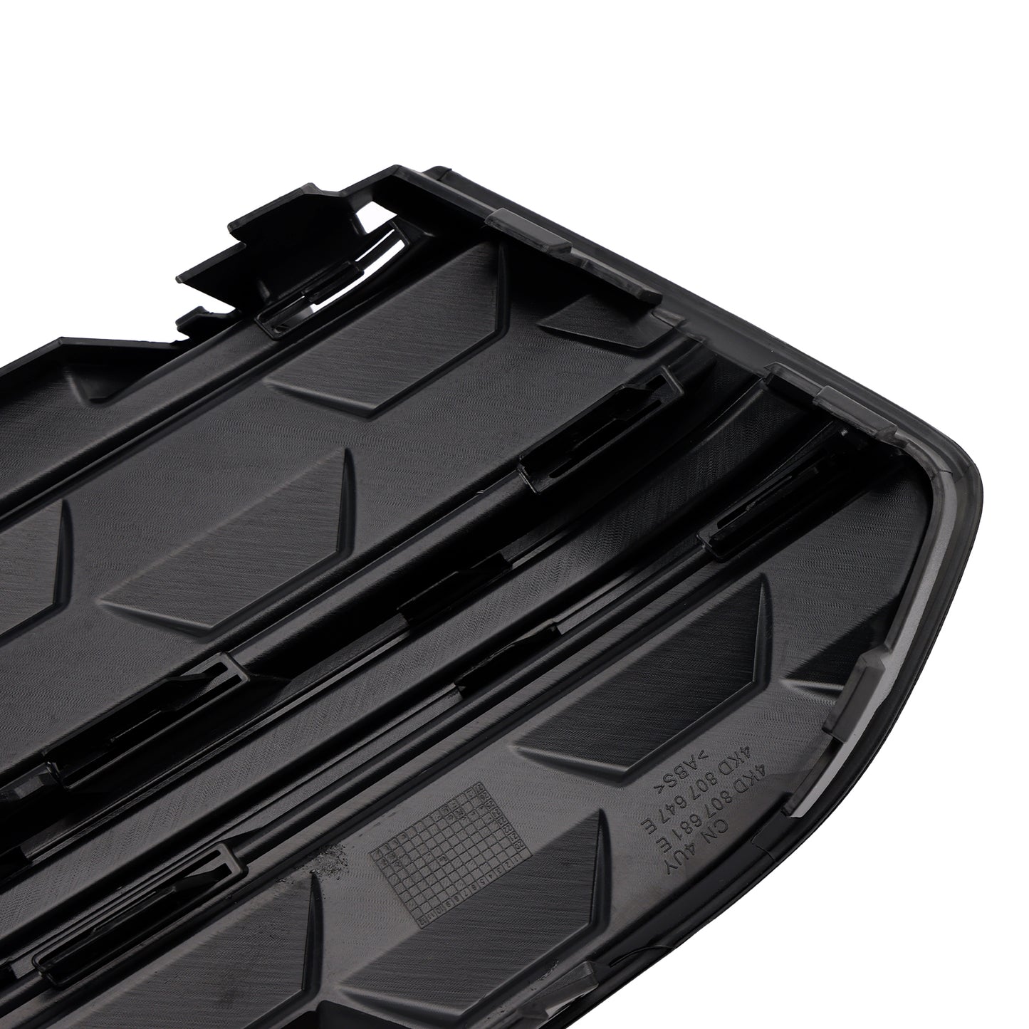 2PCS Front Bumper Fog Light Grille Trim Fit Audi A6L C8PA 2023+ Black