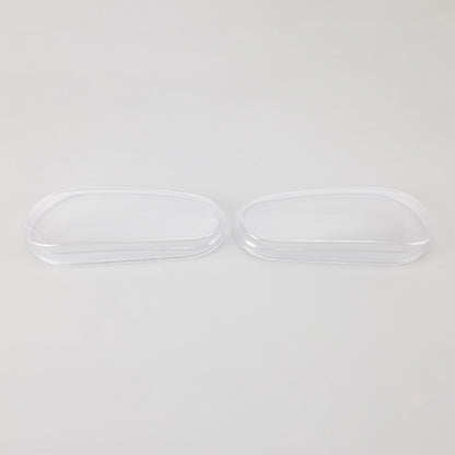 Left+Right Headlight Lens Shell Cover Lampshade For VW MK4 Golf/GTI/R32 1999-2005