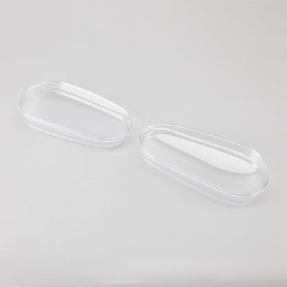 Left+Right Headlight Lens Shell Cover Lampshade For VW MK4 Golf/GTI/R32 1999-2005