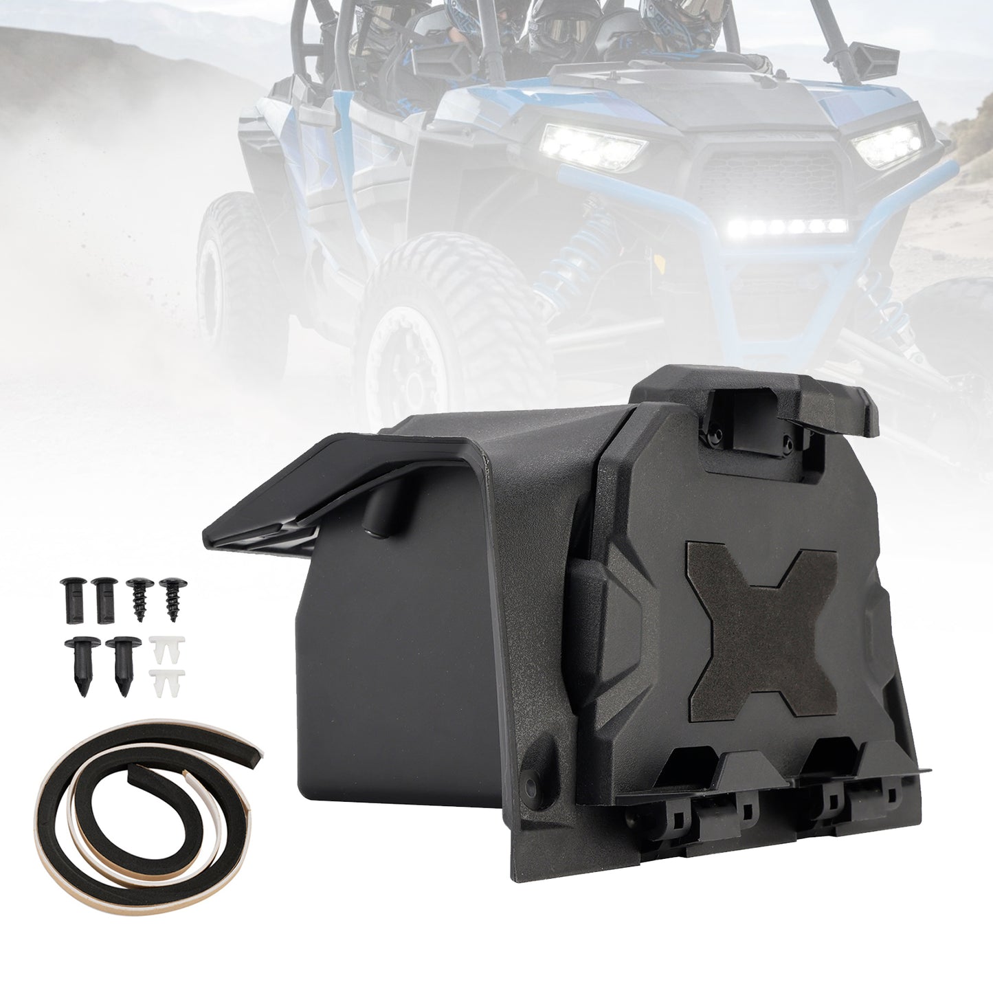 Universal Tablet Holder Storage Box For Polaris Rzr Xp 1000 Turbo 2019-2023