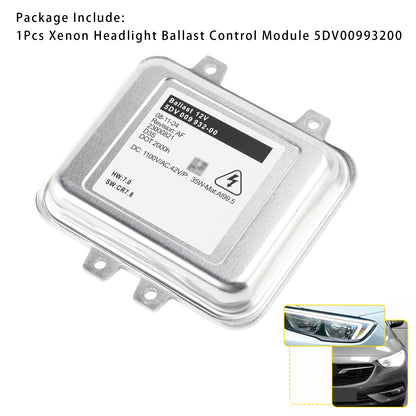 Xenon Headlight Ballast Control Module 5DV00993200 For Vauxhall Insignia 2008-17
