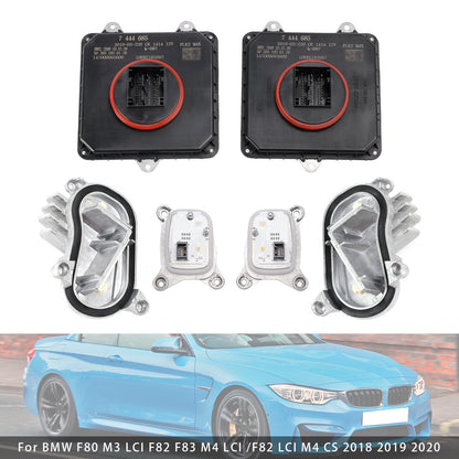 Adaptive LED Headlight Control Module 63117493229 For BMW M3 M4 F80 F82 F83 LCI 2018-2020