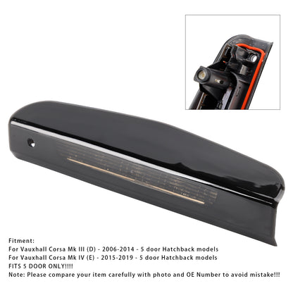 High Level Third Brake Light Lamp 13188045 For Vauxhall Corsa D/E 5 Door 2007-2019