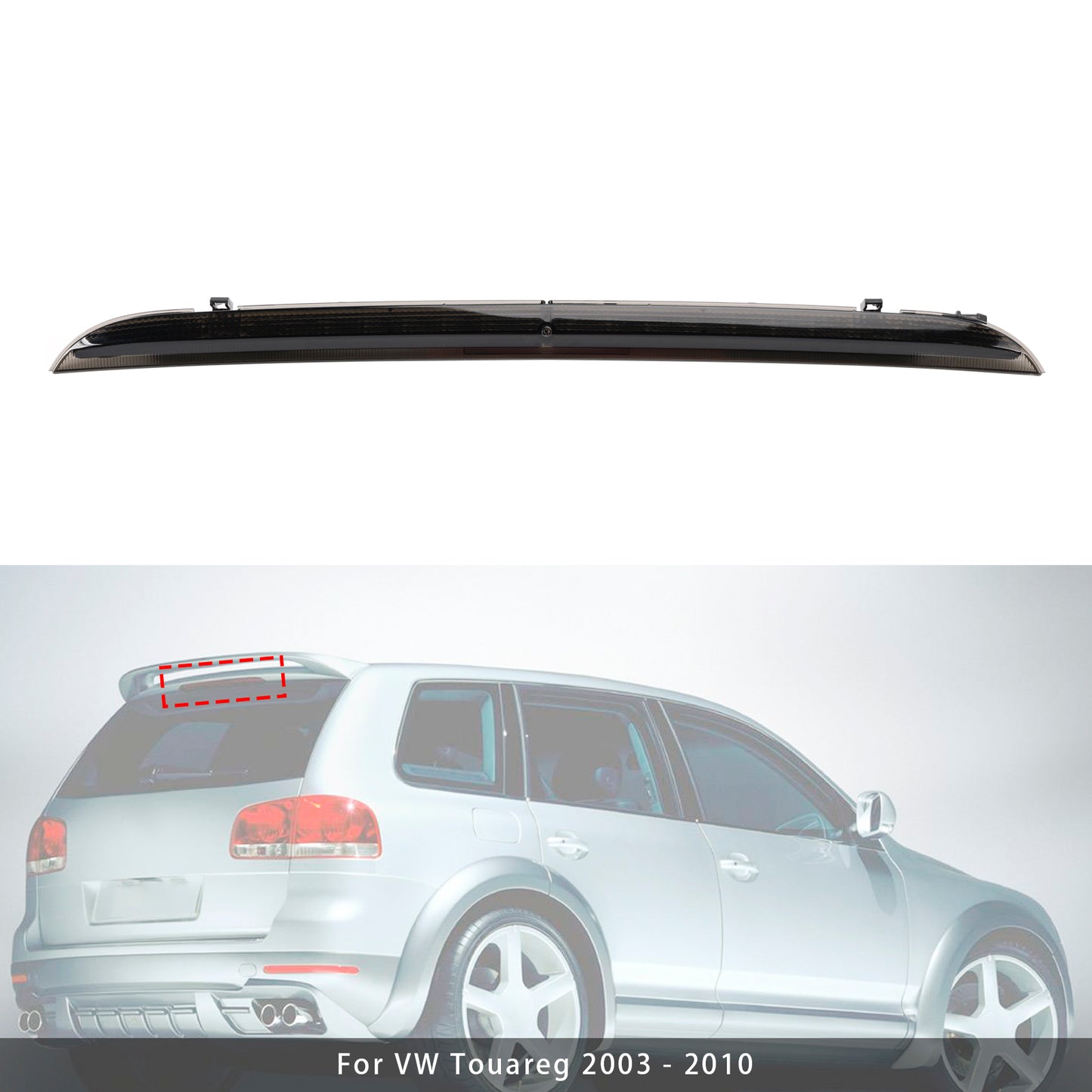 Rear Third Brake Light LED Tail Stop Lamp 7L6945097B For VW Touareg 2003-2010