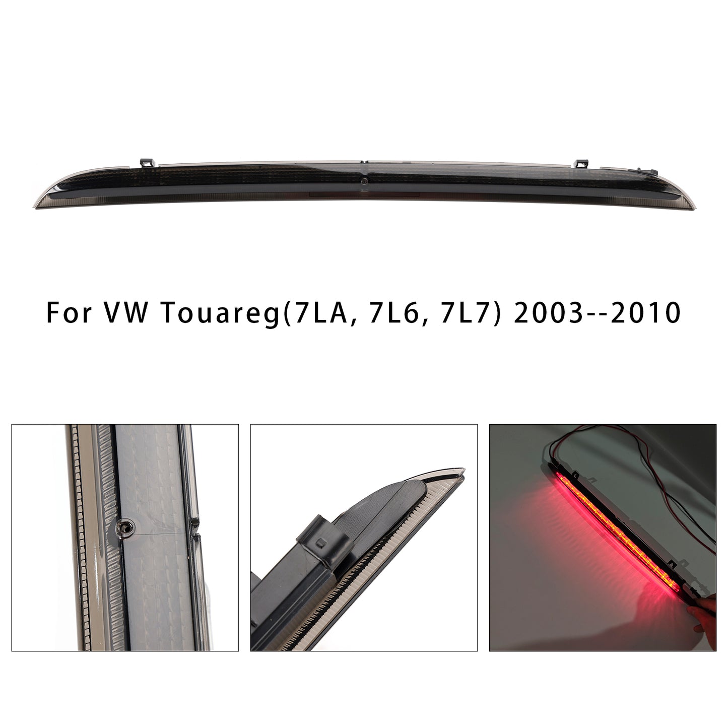 Rear Third Brake Light LED Tail Stop Lamp 7L6945097B For VW Touareg 2003-2010