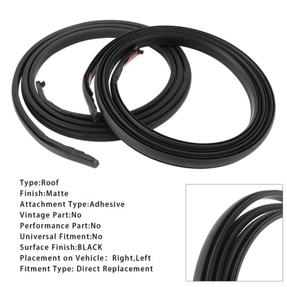2PCS Roof Molding Trim 775551-0C030，75552-0C030 For TOYOTA SEQUOIA 01-07