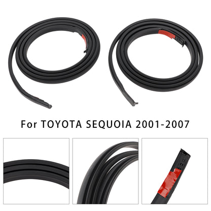 2PCS Roof Molding Trim 775551-0C030，75552-0C030 For TOYOTA SEQUOIA 01-07