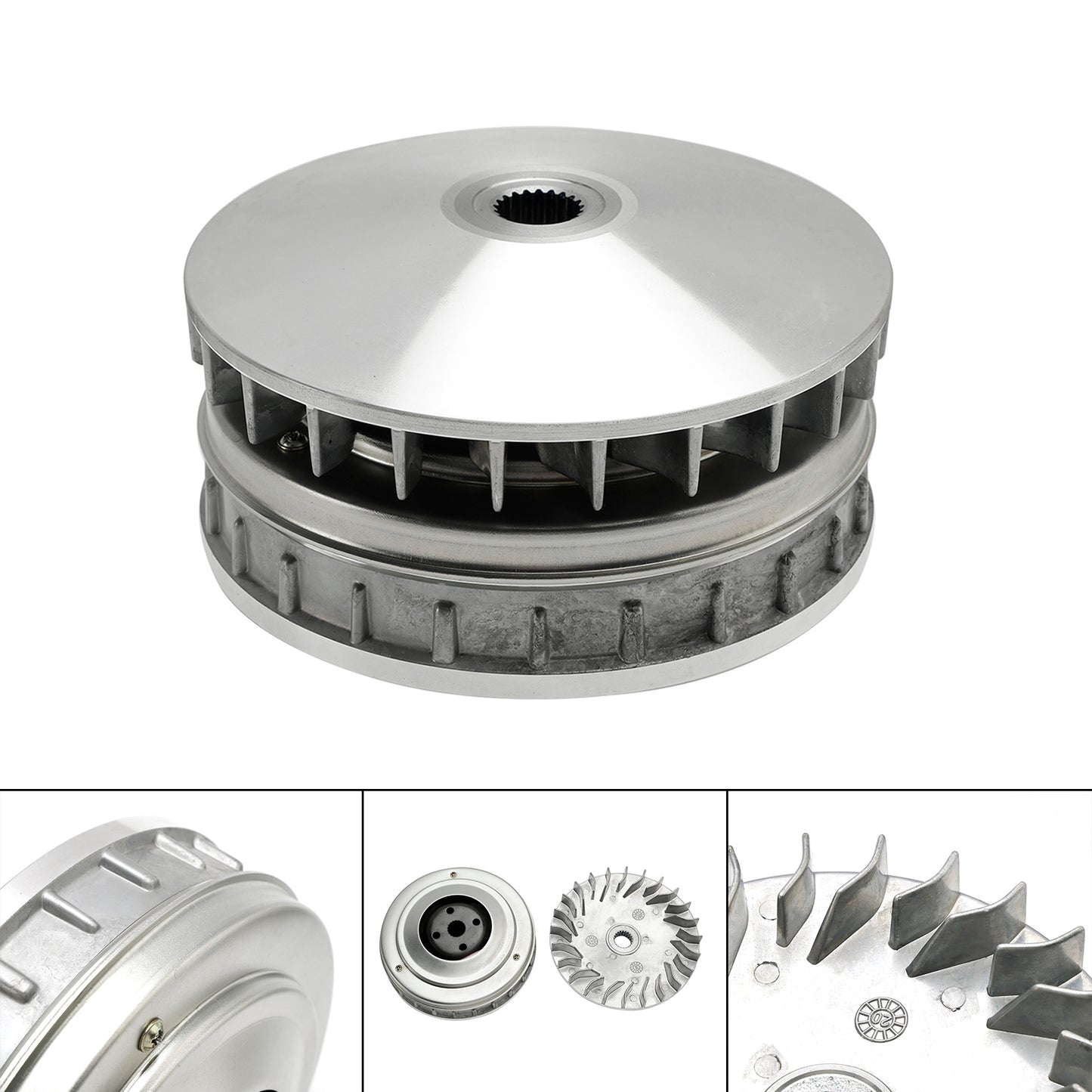 Secondary Clutch Variator Rear Lu020554 Lu020479 For Hisun Hs400 Utv-2 Tactic