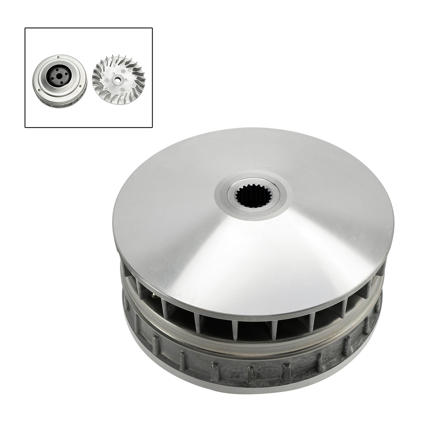 Secondary Clutch Variator Rear Lu020554 Lu020479 For Hisun Hs400 Utv-2 Tactic