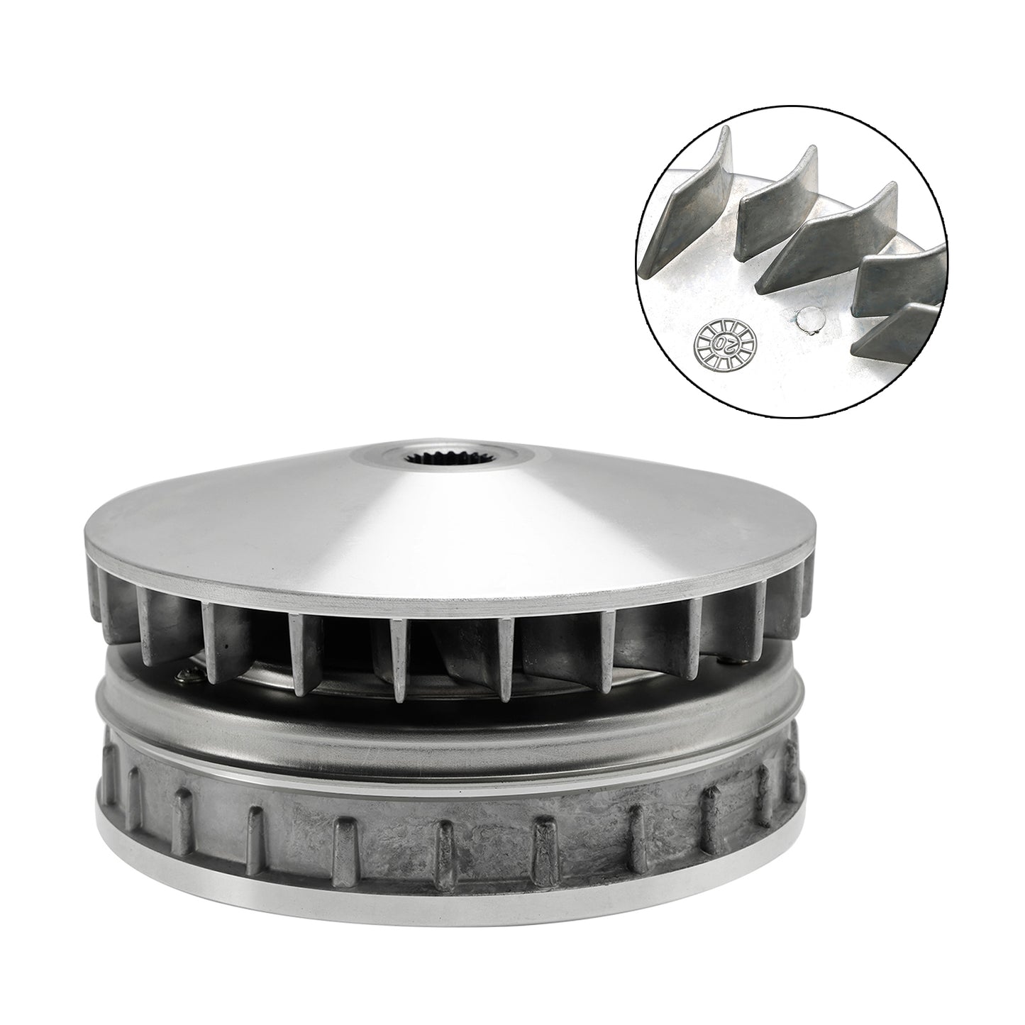 Secondary Clutch Variator Rear Lu020554 Lu020479 For Hisun Hs400 Utv-2 Tactic