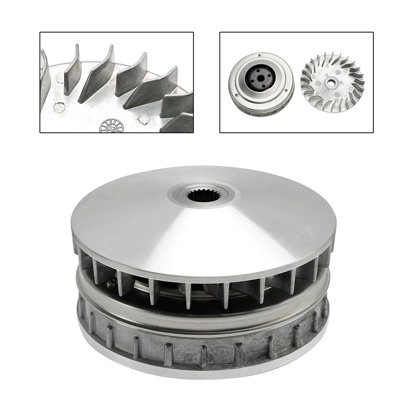 Secondary Clutch Variator Rear Lu020554 Lu020479 For Hisun Hs400 Utv-2 Tactic