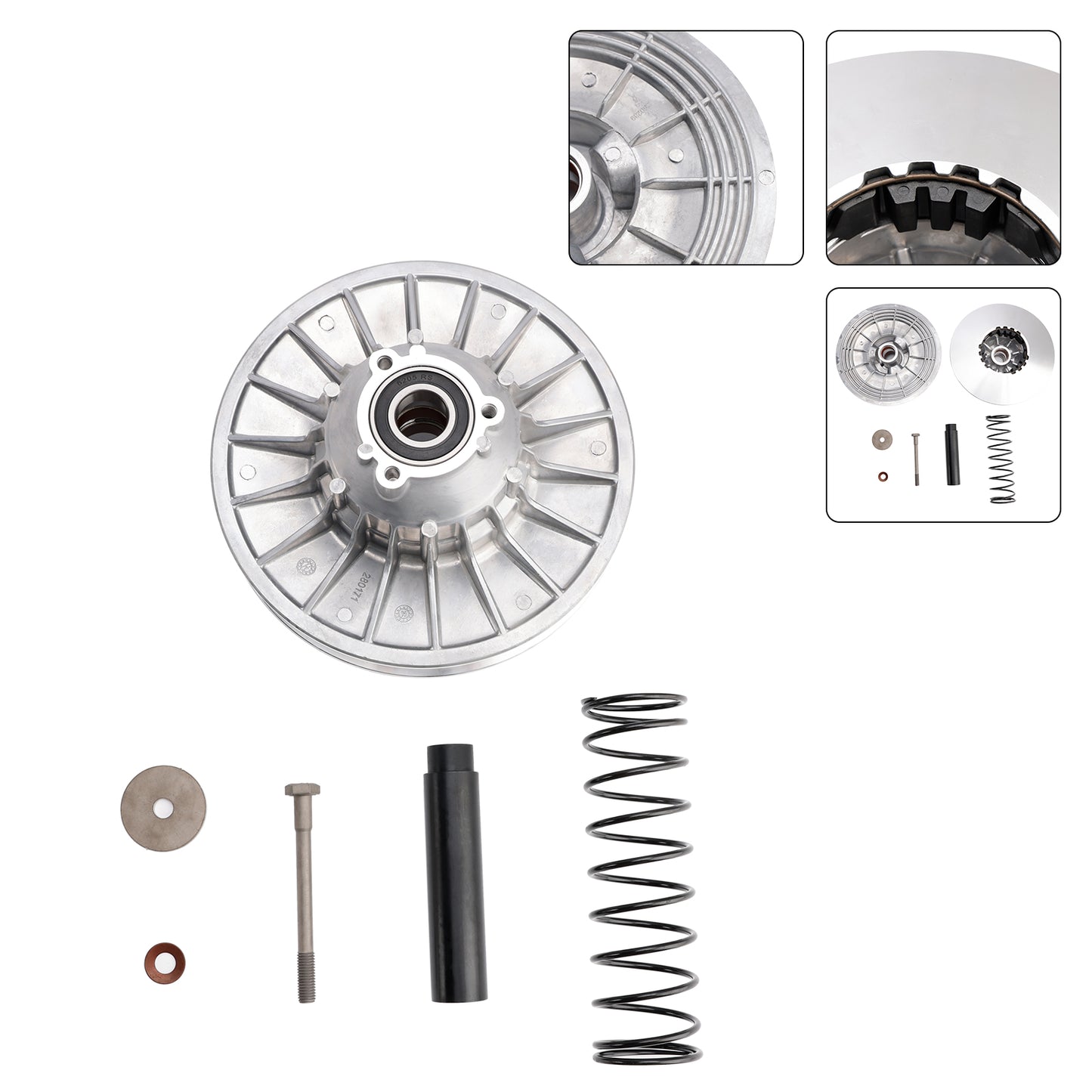 Secondary Clutch Variator Rear 420280178 For Can-Am Outlander T 450 Efi Max