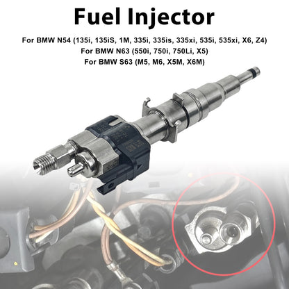 BMW N54 N63 335 535 550 750 X5 X6 Fuel Injector 13537585261-12