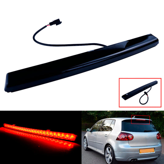Black Third LED High Level Brake Stop Light For VW Golf MK5 GTI Passat Polo MK4 06-09