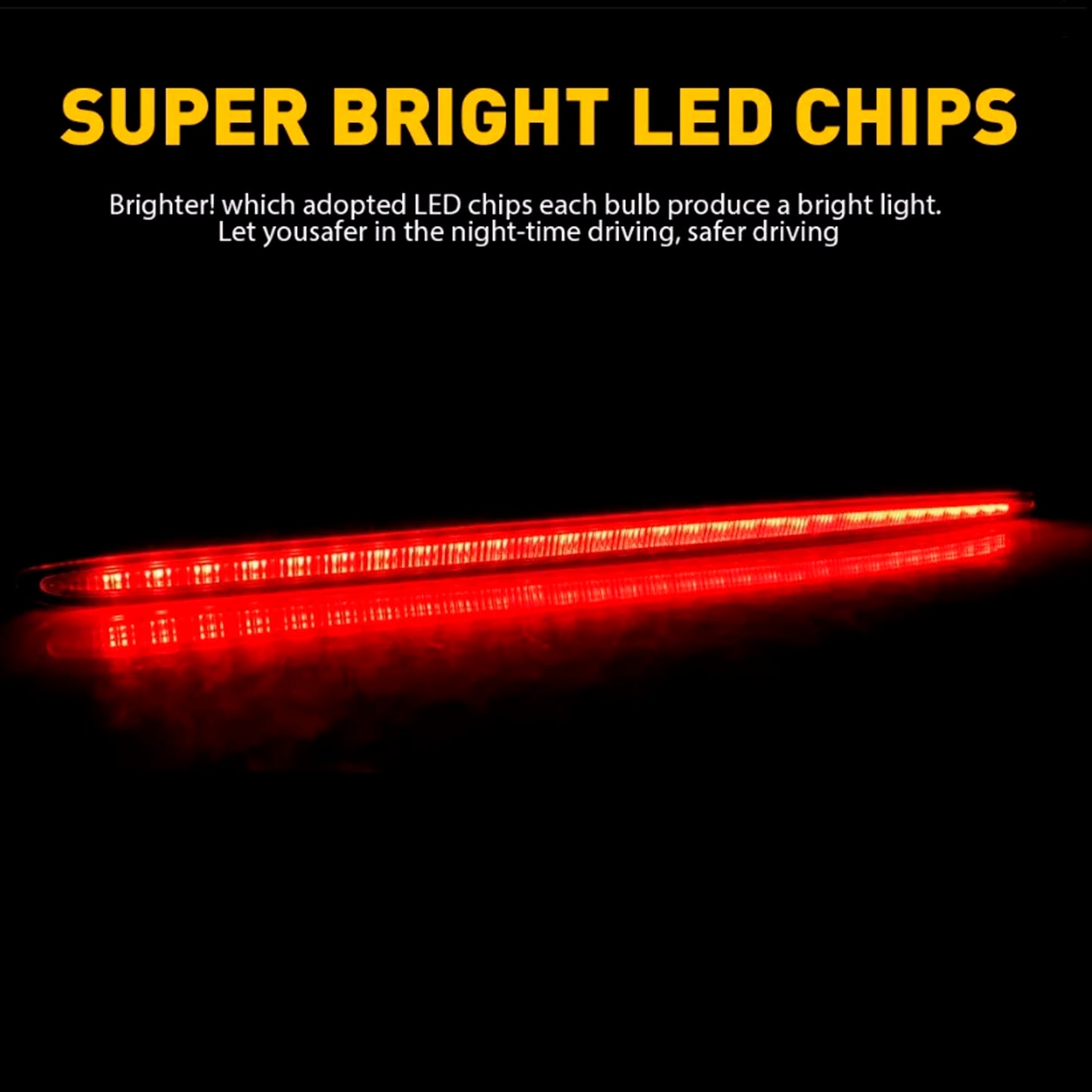Red Third Brake Stop Light 63257164978 For BMW 1 Series 128i 135i M E82 E88 07-13