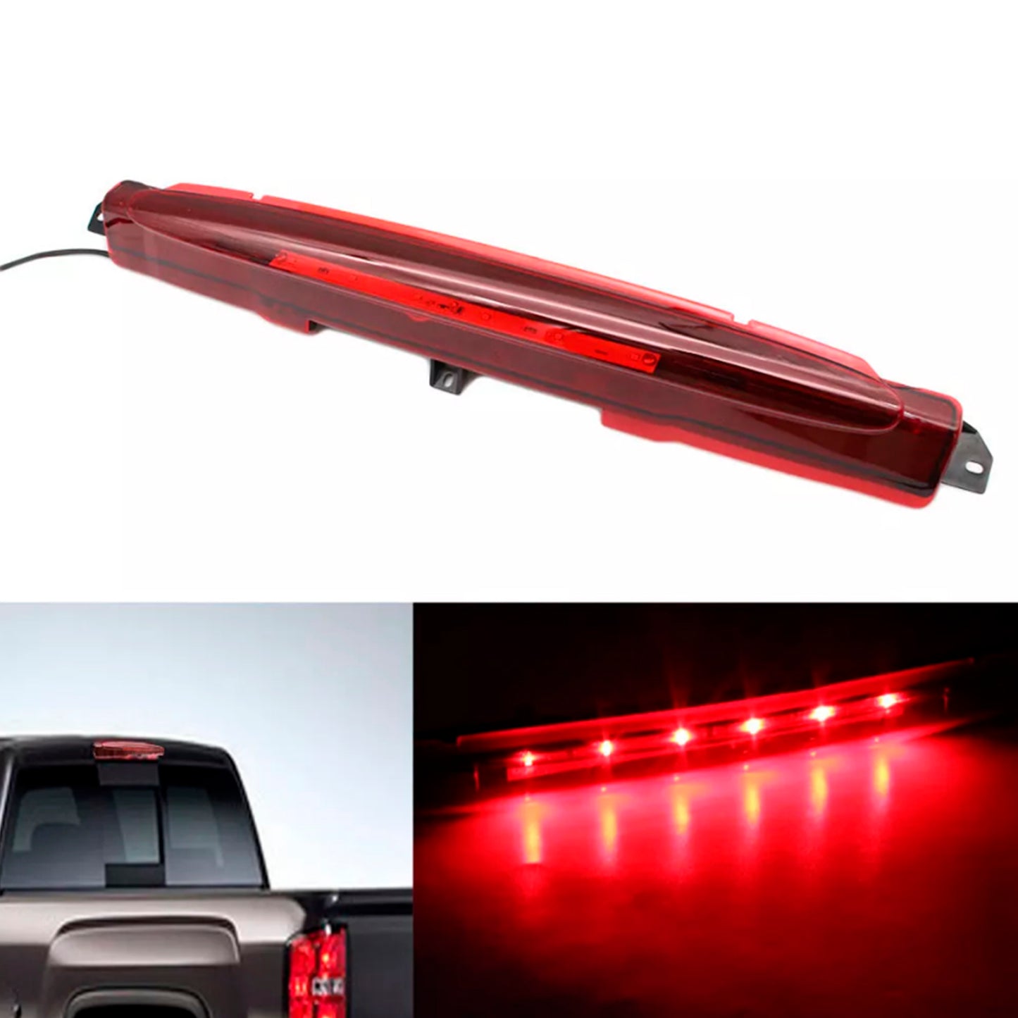 LED Third 3rd Brake Light Tail Lamp 15201921 For Trailblazer Envoy GMC 2002-2009
