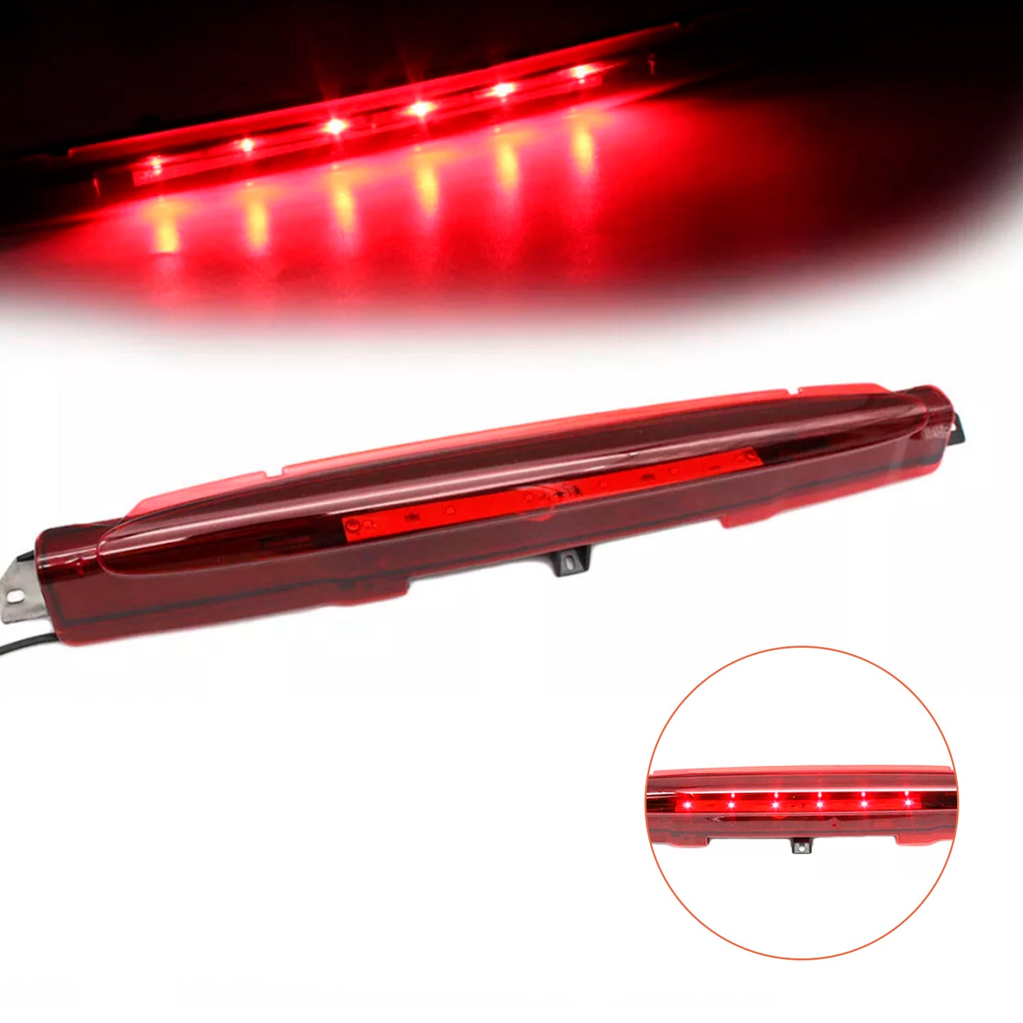 LED Third 3rd Brake Light Tail Lamp 15201921 For Trailblazer Envoy GMC 2002-2009