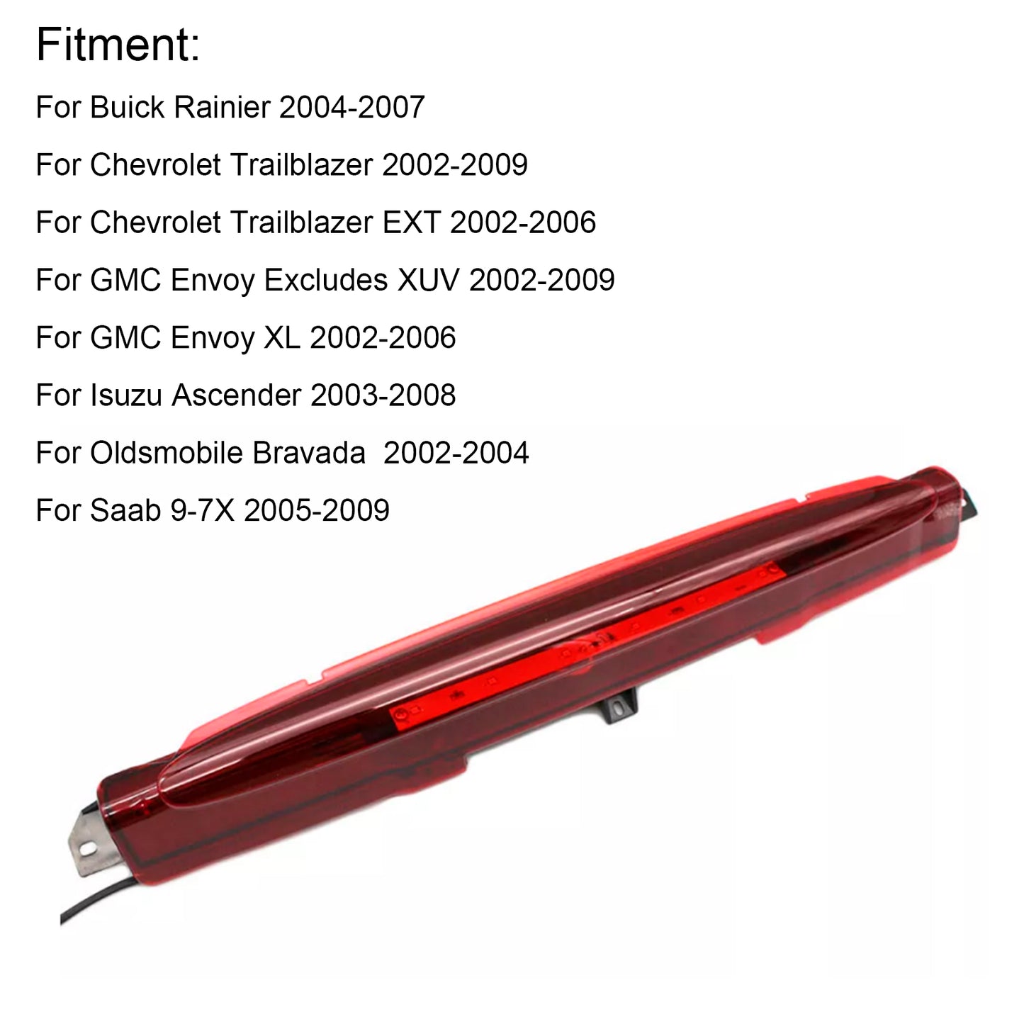 LED Third 3rd Brake Light Tail Lamp 15201921 For Trailblazer Envoy GMC 2002-2009