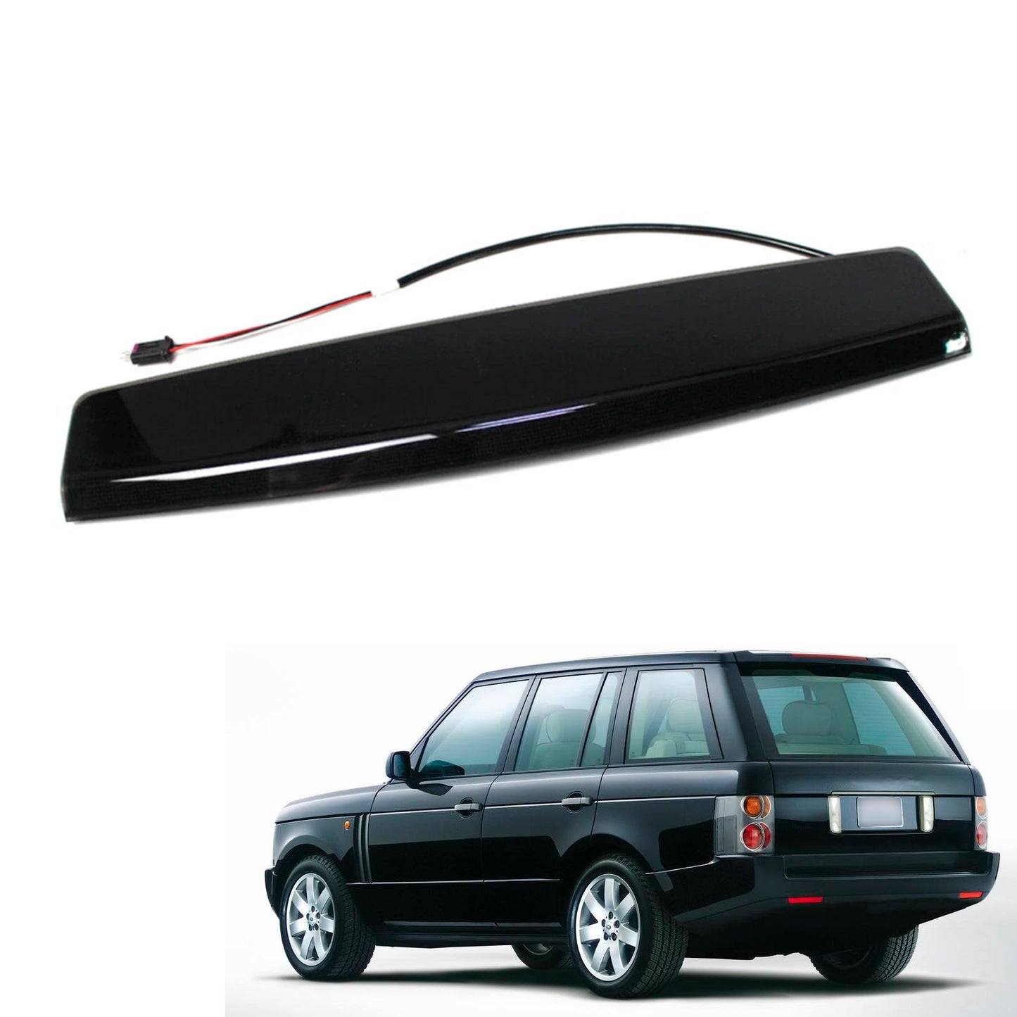 High Mount Stop Light Brake Lamp Black XFG000040 For Land Rover Range Rover 2004-2012