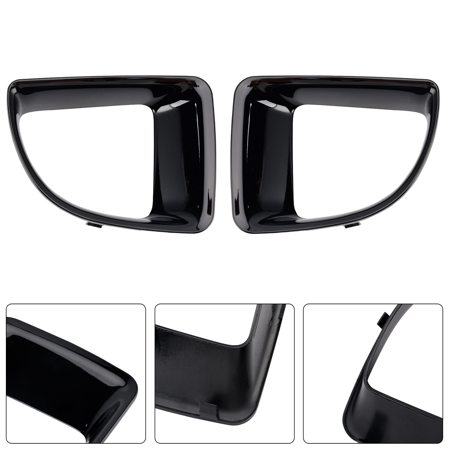 Gloss Black Front Air Duct Frame 51117255117 Fit Mini R55 R56 R57 R58 R59 JCW S