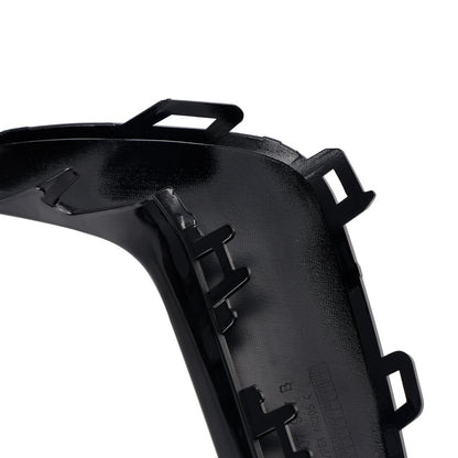 2PCS Front Fog Light Lamp Trim Fit Audi A6 C8 S-Line S6 2019-2023 Black