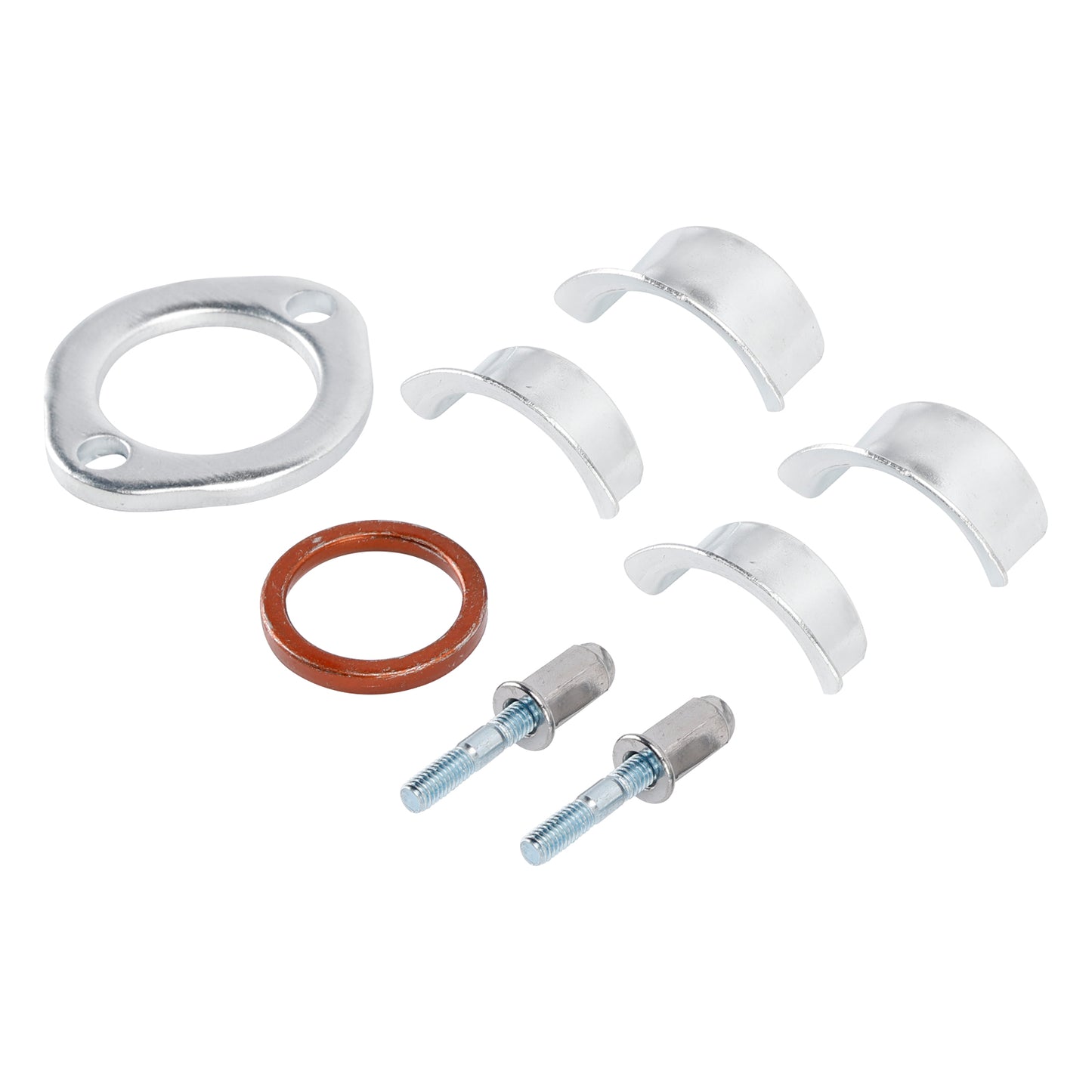 Exhaust Collets Collars Clamp Fastener Bolt Kit For Honda CG125 CB XL XL185 125s