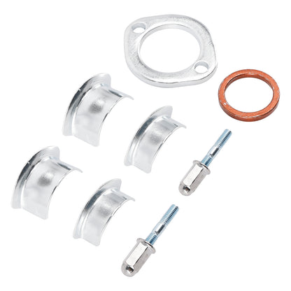 Exhaust Collets Collars Clamp Fastener Bolt Kit For Honda CG125 CB XL XL185 125s