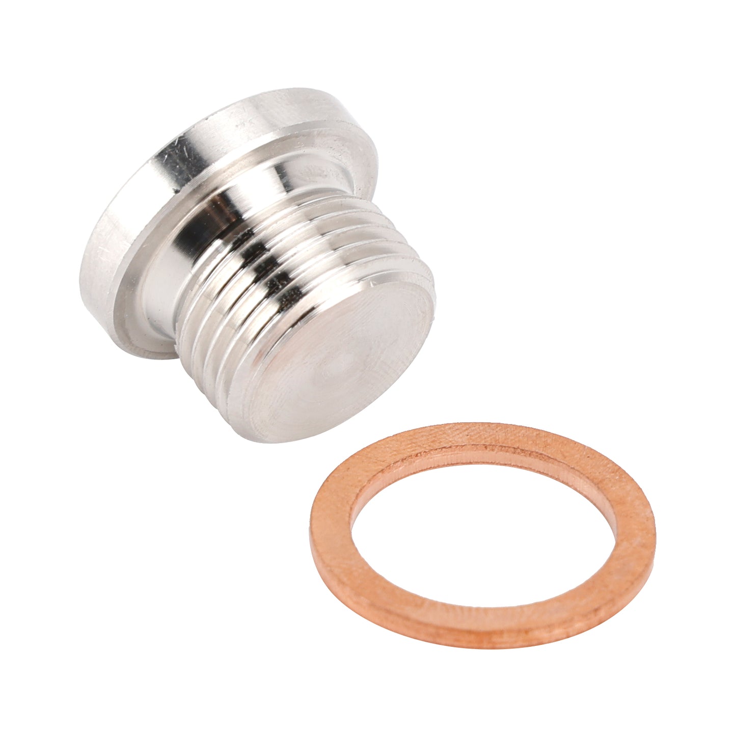 Standard M18 x 1.5 Sensor Plug Cap with Copper Washer Universal Fit Motorcycle