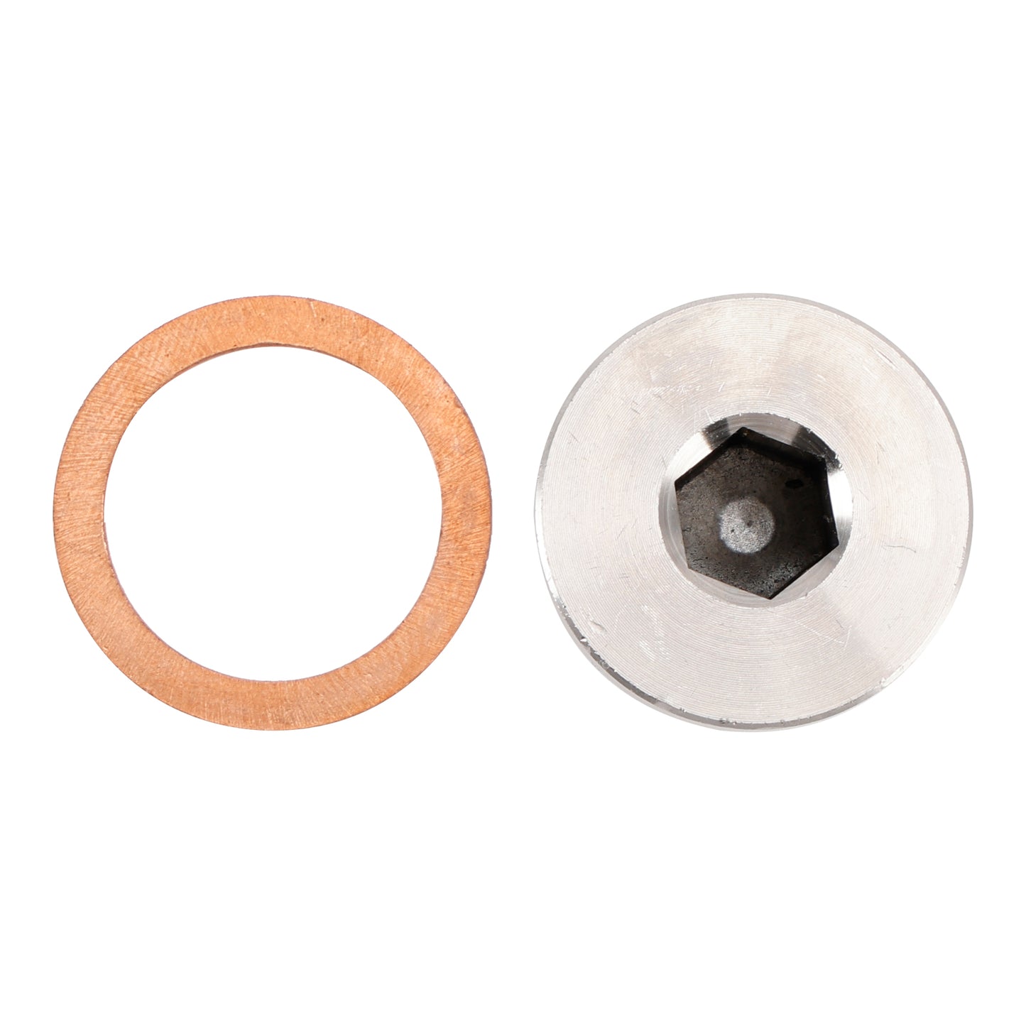 5X Standard M18 x 1.5 Sensor Plug Cap w/ Copper Washer Universal Fit Motorcycle