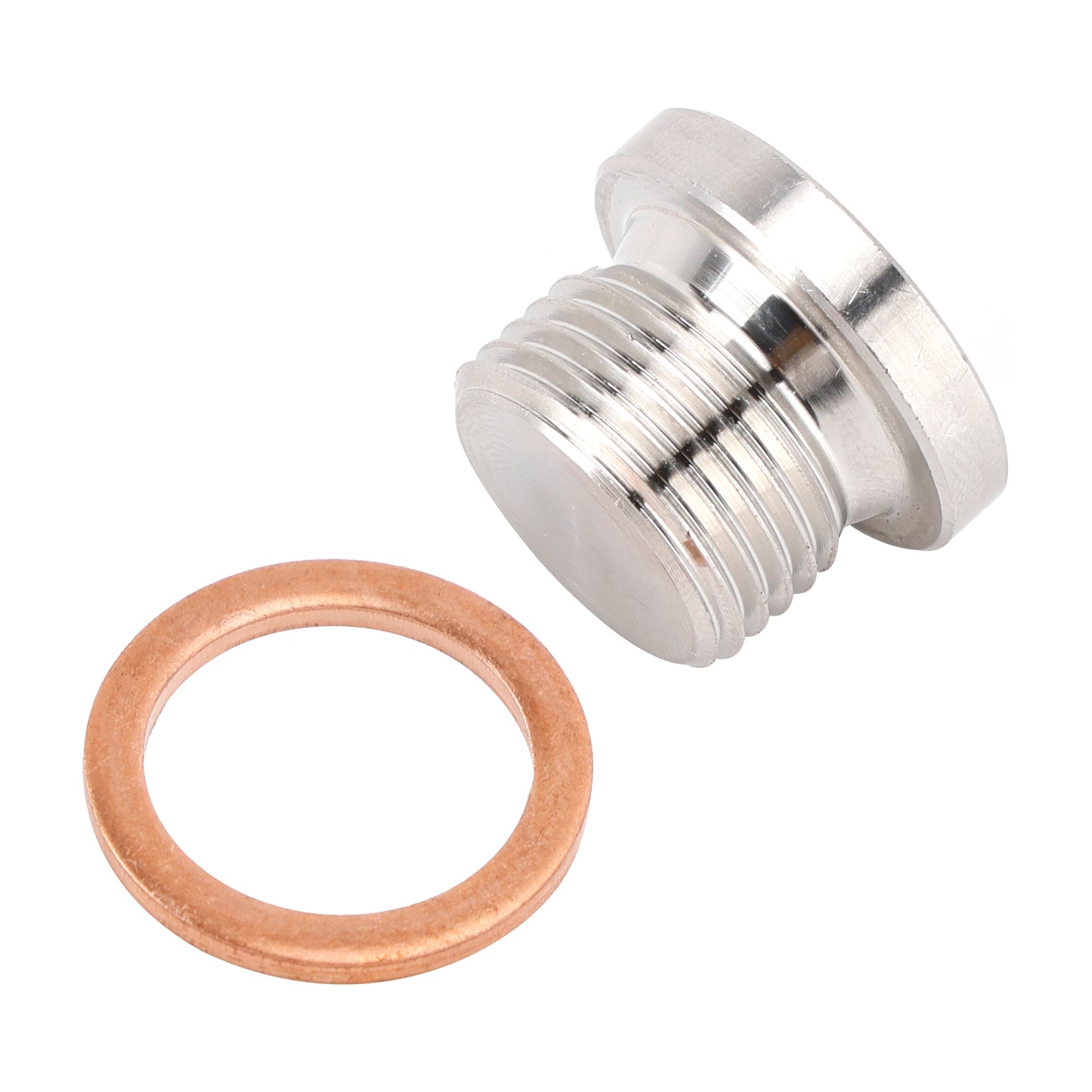 Standard M18 x 1.5 Sensor Plug Cap with Copper Washer Universal Fit Motorcycle