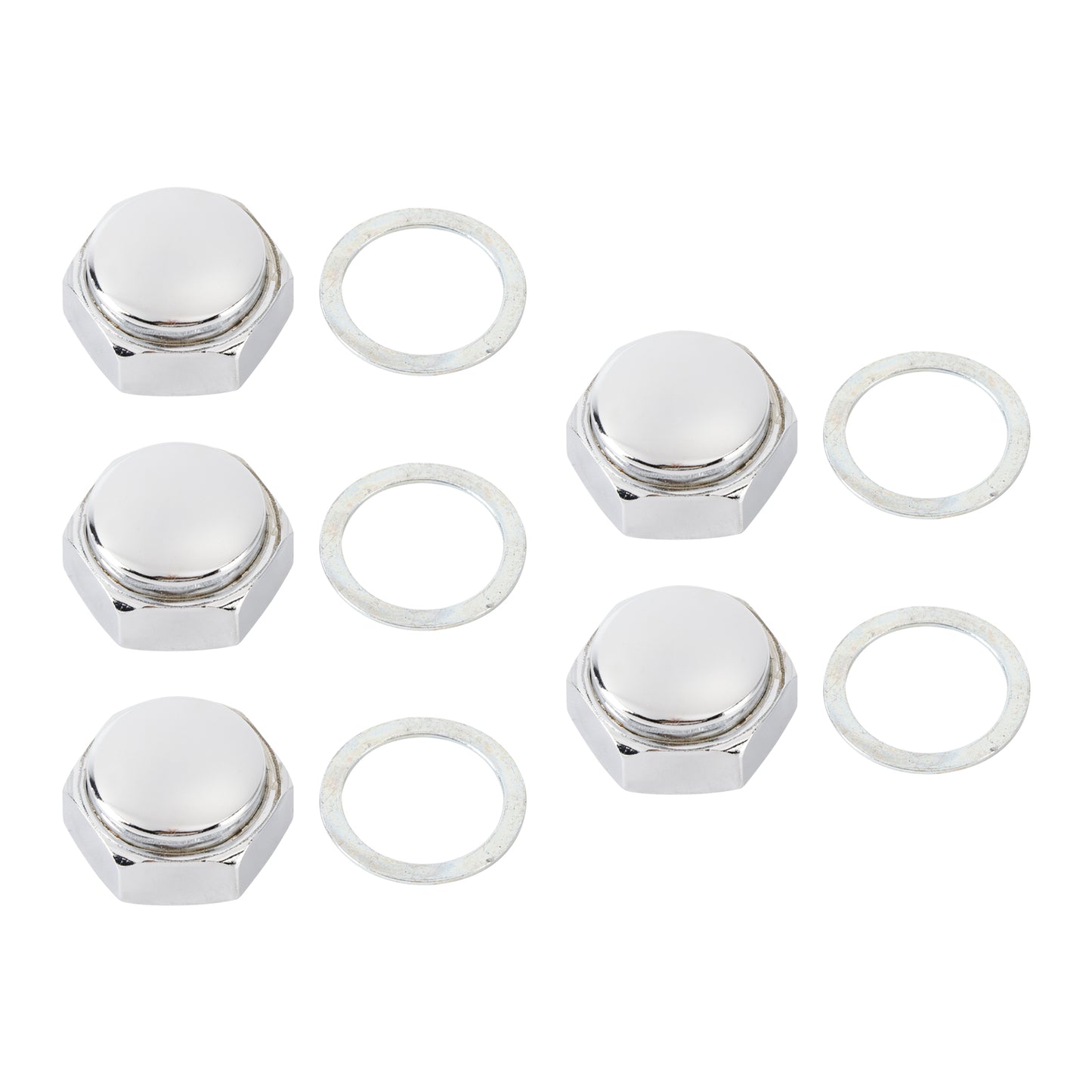 5x Steering Stem Nut w/Washer For Honda Z50A Z50R XR80R S90 SL70 SL90 SL100 S125