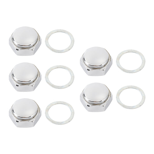 5x Steering Stem Nut w/Washer For Honda Z50A Z50R XR80R S90 SL70 SL90 SL100 S125