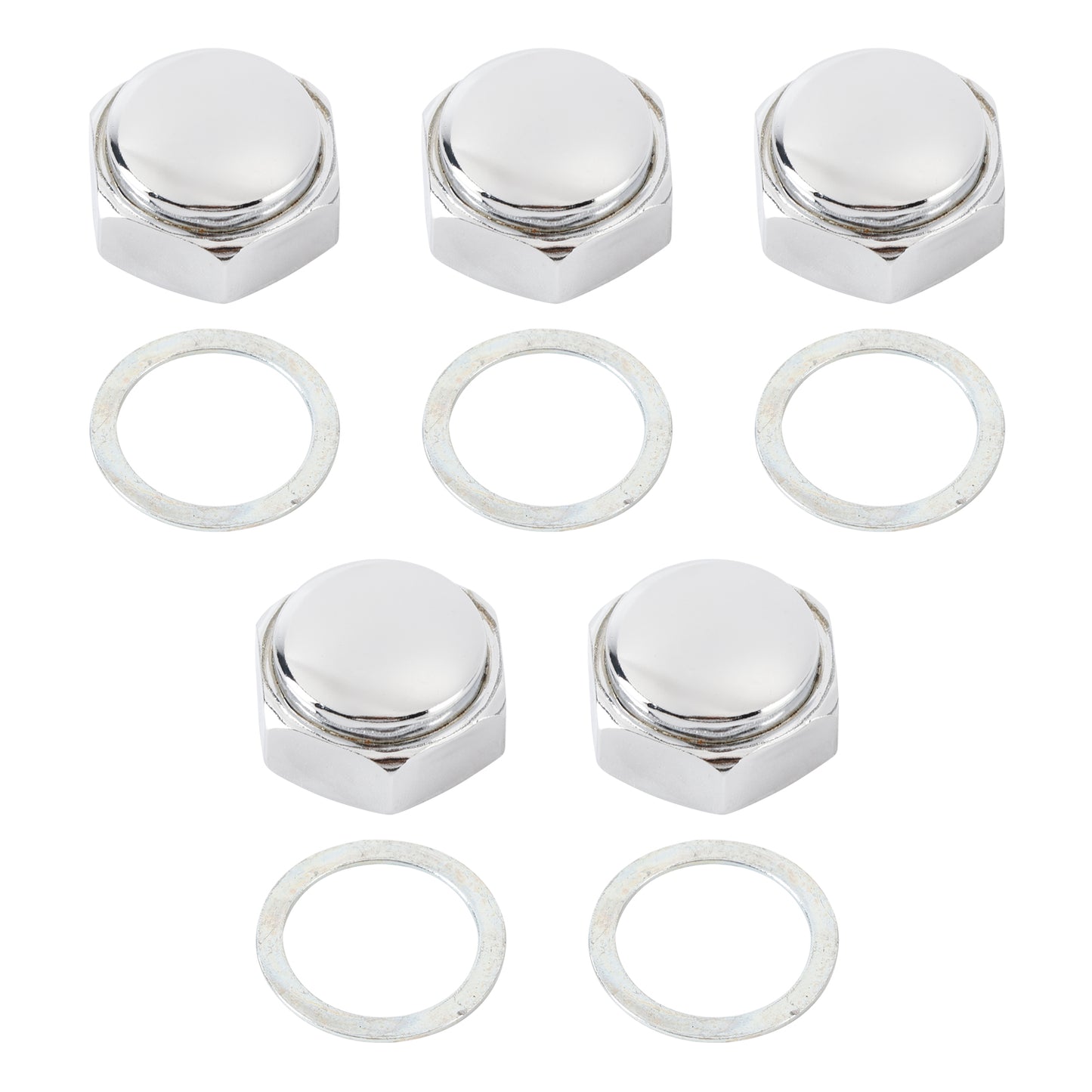 5x Steering Stem Nut w/Washer For Honda Z50A Z50R XR80R S90 SL70 SL90 SL100 S125