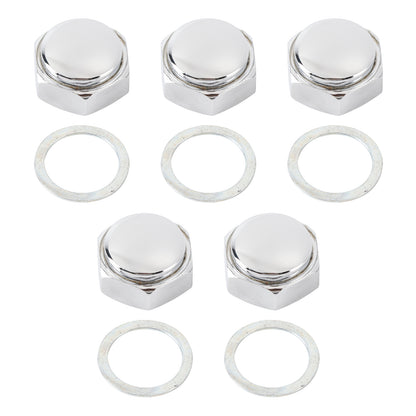 5x Steering Stem Nut w/Washer For Honda Z50A Z50R XR80R S90 SL70 SL90 SL100 S125