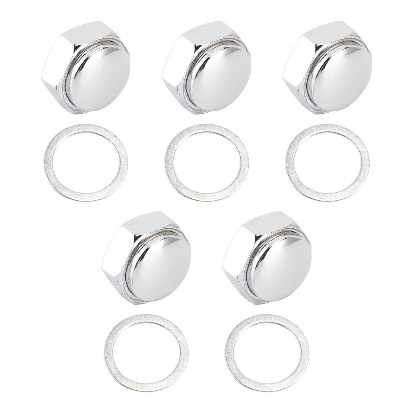 5x Steering Stem Nut w/Washer For Honda Z50A Z50R XR80R S90 SL70 SL90 SL100 S125