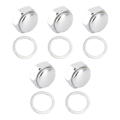 5x Steering Stem Nut w/Washer For Honda Z50A Z50R XR80R S90 SL70 SL90 SL100 S125