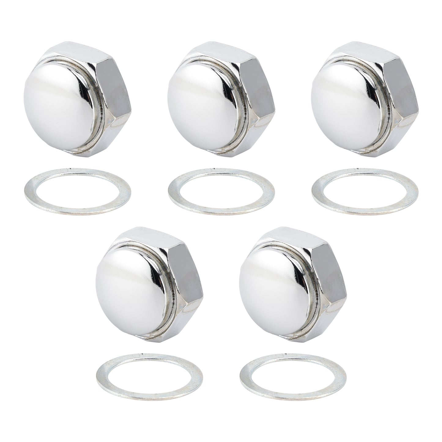5x Steering Stem Nut w/Washer For Honda Z50A Z50R XR80R S90 SL70 SL90 SL100 S125