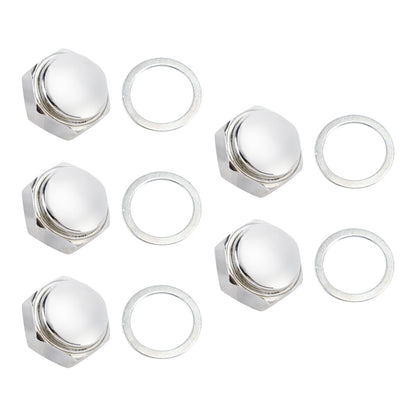 5x Steering Stem Nut w/Washer For Honda Z50A Z50R XR80R S90 SL70 SL90 SL100 S125