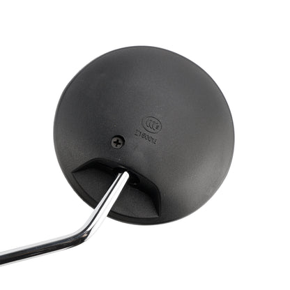 Round Black with Chrome Arm Mirror 8mm For Honda NA/NC/NN/NQ/NX/PA/SE/TG50 C70