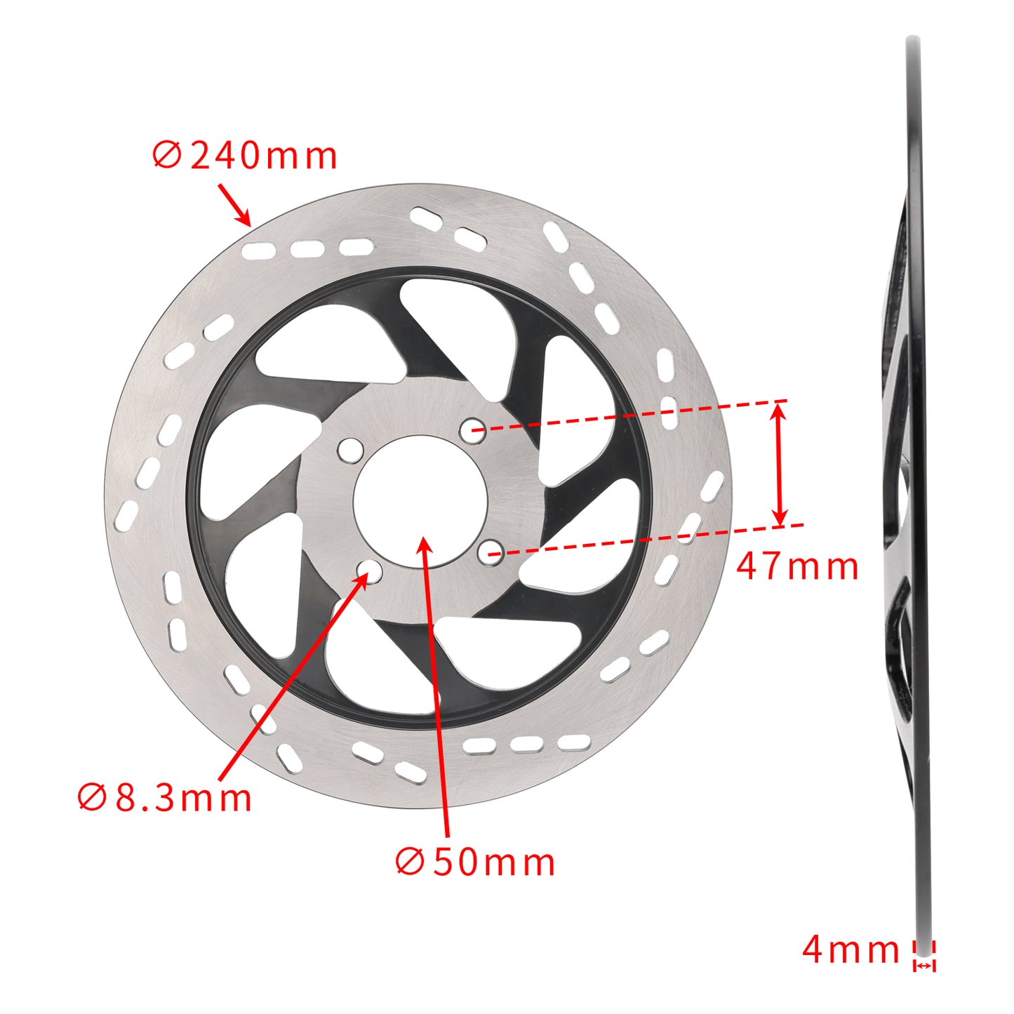 NEW Front Brake Disc Rotor 240mm For Suzuki EN125 EN 125 All years
